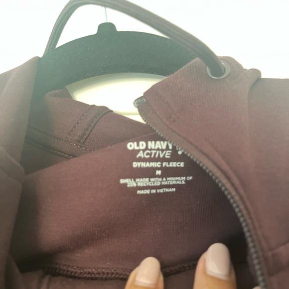 OLD NAVY active dynamic fleece SET purple Hoodie sweatshirt sweatpants medium - Picture 6 of 10